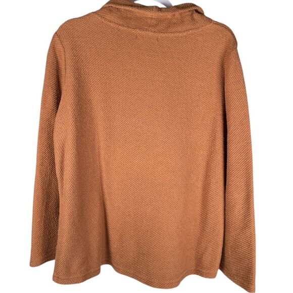 Escape Loop cotton Terry Drawstring Pullover Sweater in Spice Womens Size Medium - Picture 3 of 7